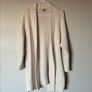 Aerie Cream Knit Cardigan